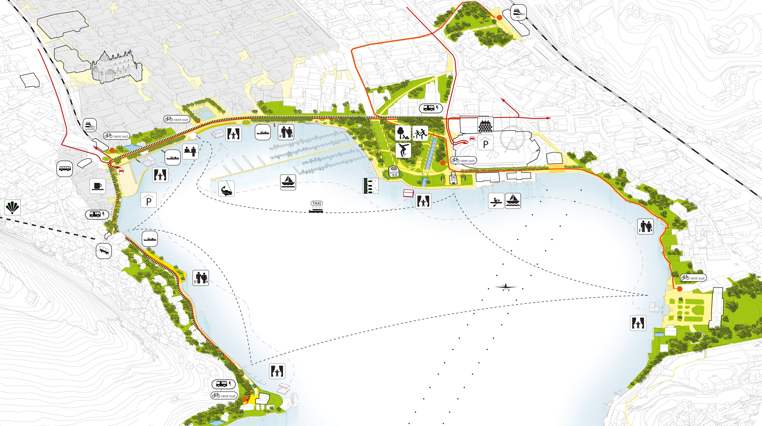Como Waterfront Landscape Design