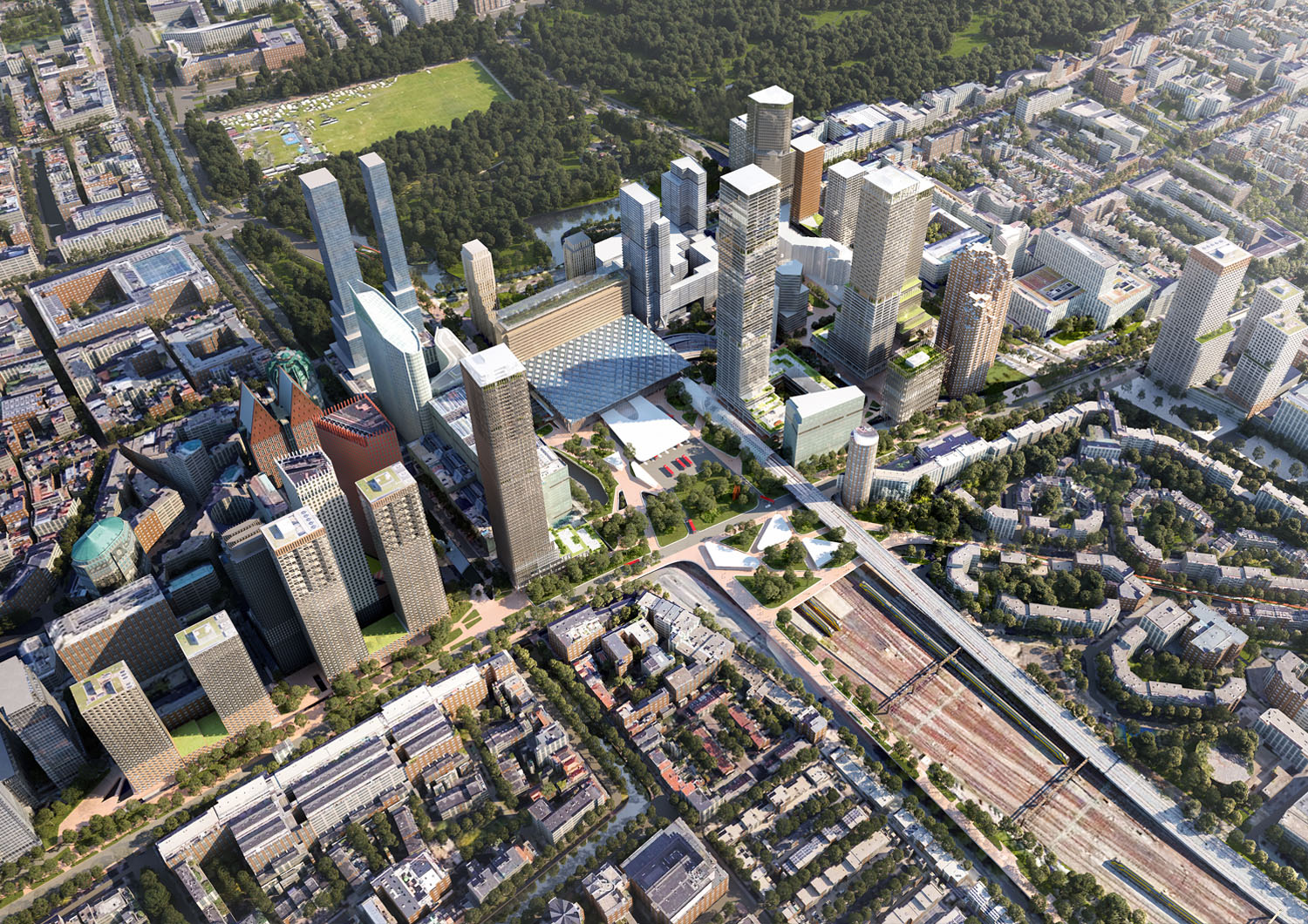 The Hague Central Station Urban Plan Vision