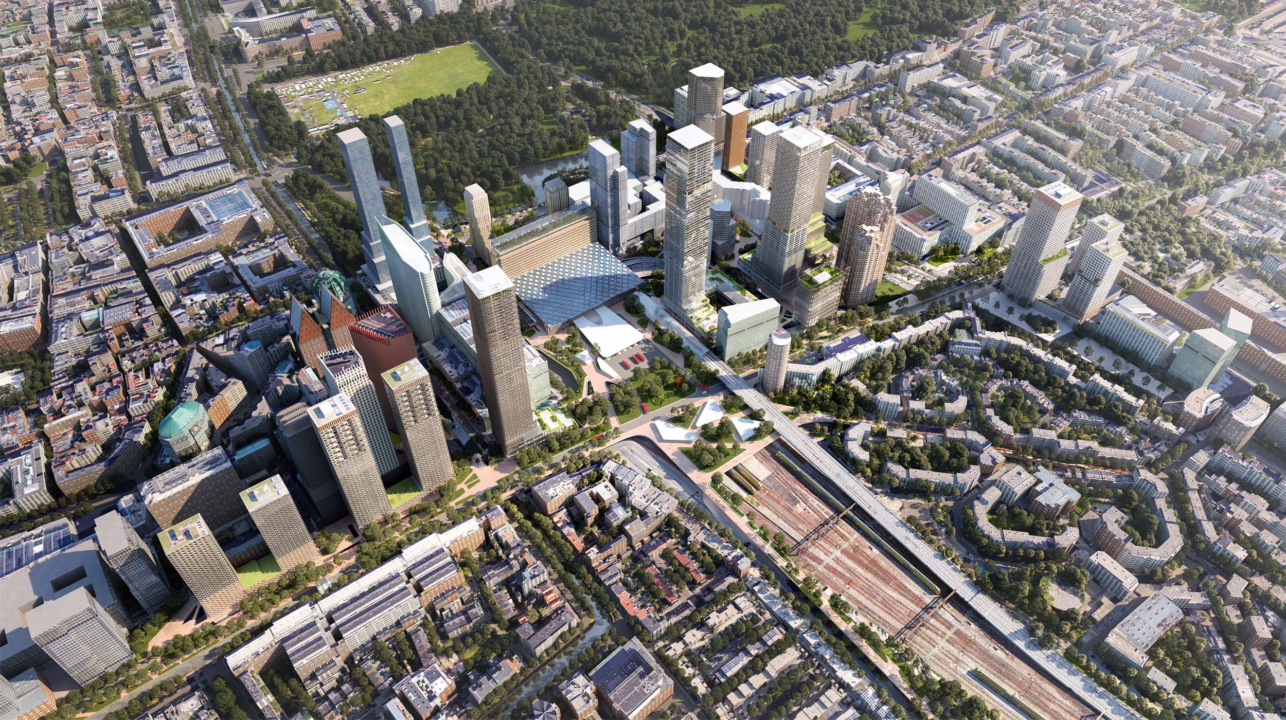 The Hague Central Station Urban Plan Vision