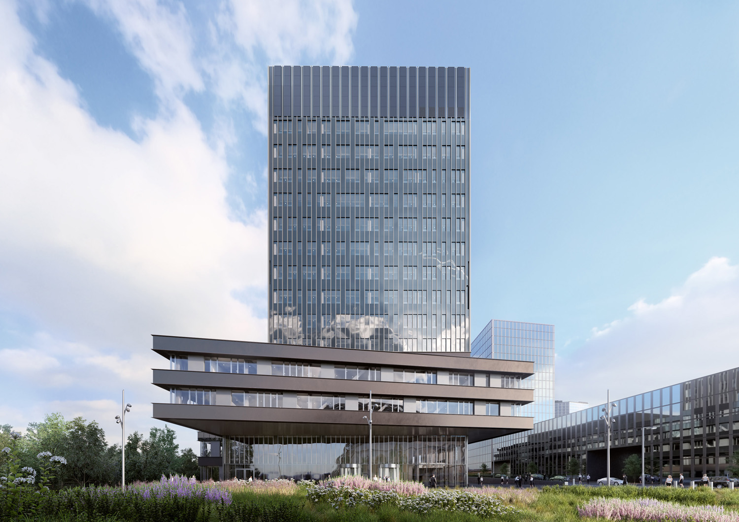 Construction starts at the new European Investment Bank designed by Mecanoo  and Buro Happold > Mecanoo